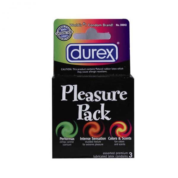 Durex Pleasure Pack 3 Pack Condoms