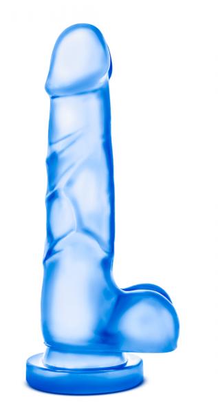 Sweet N Hard #4 Dong With Suction Cup & Balls Blue