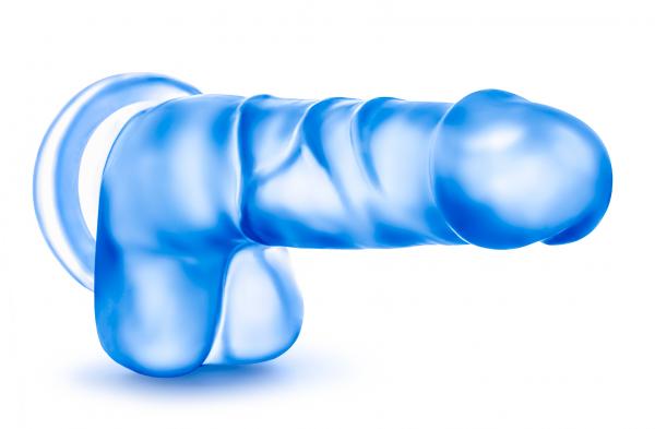 Sweet N Hard #4 Dong With Suction Cup & Balls Blue