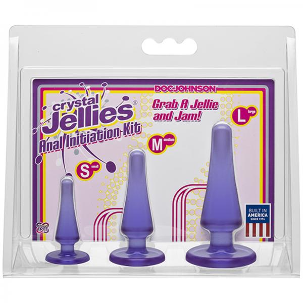 Crystal Jellies Anal Initiation Kit Purple