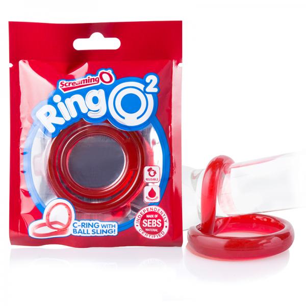 Screaming O Ringo 2 Red C-Ring with Ball Sling