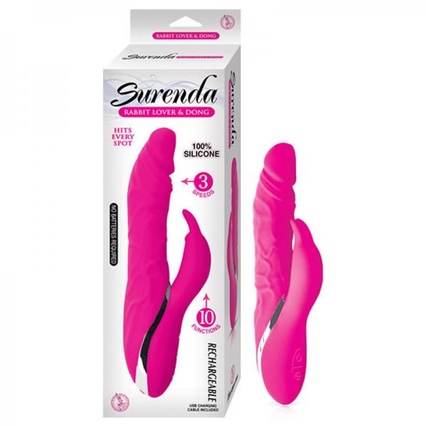 Surenda Rabbit Lover & Dong Pink Vibrator