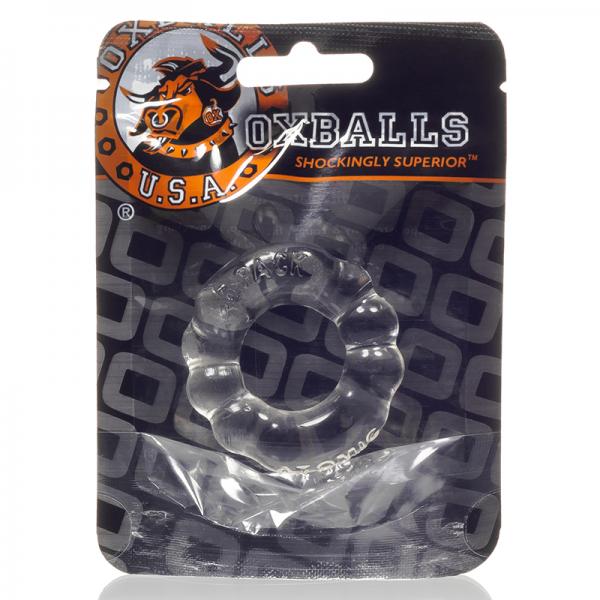 Oxballs 6-pack, Cockring, Clear