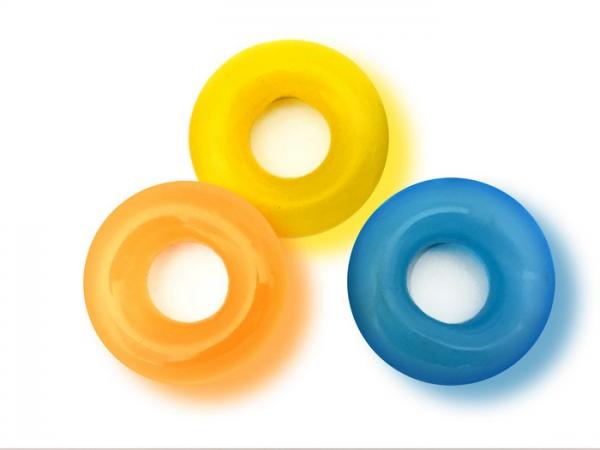 Rascal Toys The D-Ring Glow X3 3 Piece Donut Kit